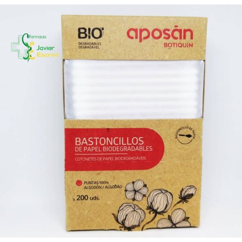 Bastoncillos Bio Papel Biodegradable Aposán