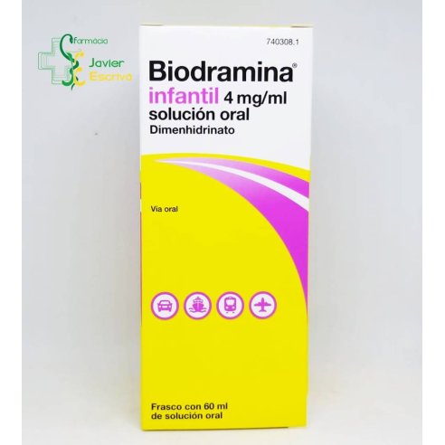 Biodramina Infantil Solución Oral 60ml