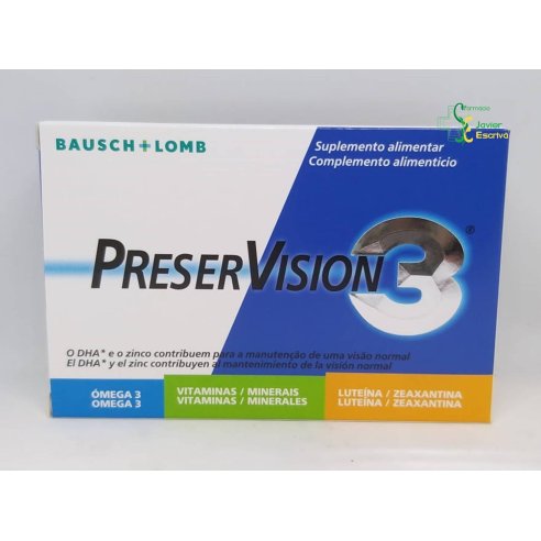 Preservision 3 60 cápsulas Bausch + Lomb