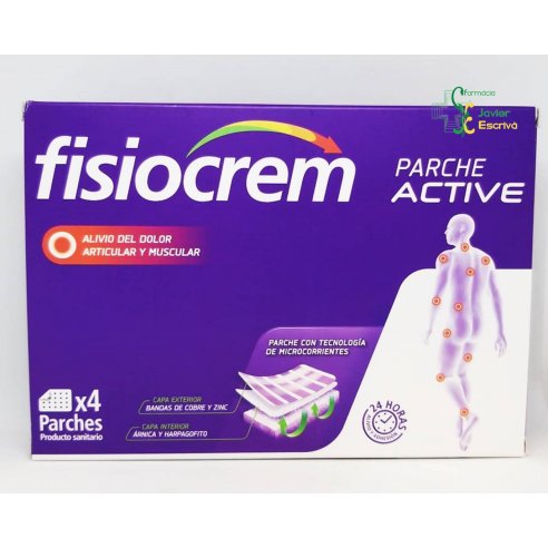 Fisiocrem Parche Active 4 unidades