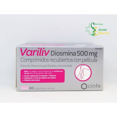 Variliv 500mg 60 comprimidos