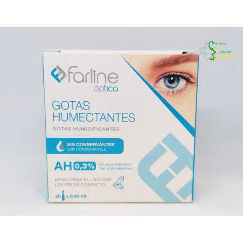 Gotas Humectantes 0,3% ÁH Monodosis Farline