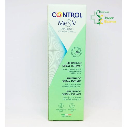 Control Me & V - Refresh & Go Spray Íntimo 100ml