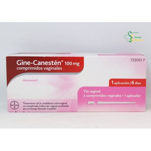 Gine-Canestén 6 comprimidos Vaginales 100mg