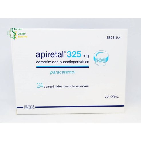 Apiretal 325mg 24 comprimidos bucodispersables