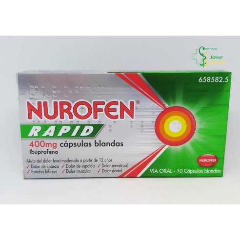 Nurofen Rápid 400mg 10 cápsulas blandas