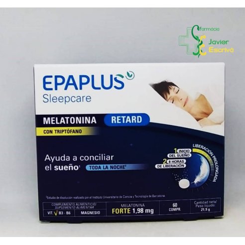 Epaplus Sleepcare Melatonina Retard 60 comprim