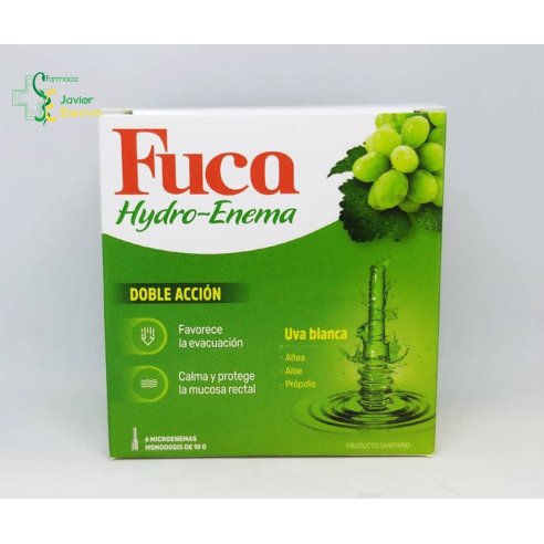 Fuca Hydro Enema 6 Microenemas Monodosis 10g