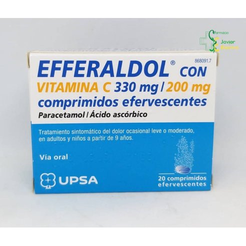 Efferaldol Vitamina C 20 comprimidos efervescent