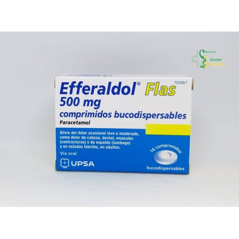 Efferaldol Flas 500mg 16 comprimidos bucodispers