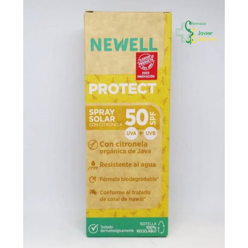 Newell Spray Solar SPF 50 con citronela 100ml