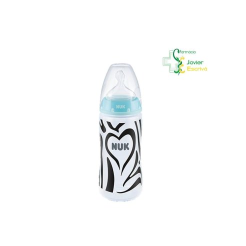 Biberón Baby Safari Silicona 0-6m 300ml NUK