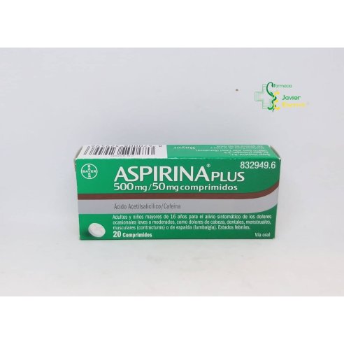 Aspirina Plus 20 comprimidos de Bayer