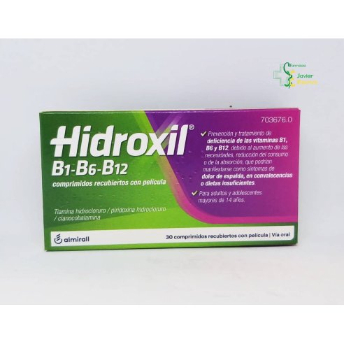 Hidroxil B1-B6-B12 30 comprimidos