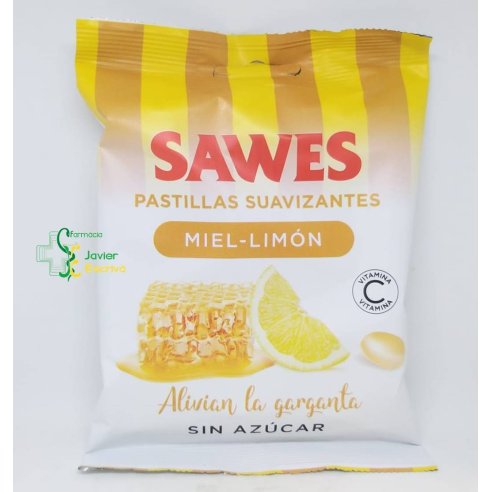 Sawes Pastillas balsámicas Miel y Limón 50g