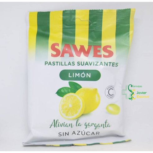 Sawes Pastillas balsámicas Limón 50g