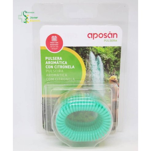 Pulsera Aromática Citronella Turquesa Aposán