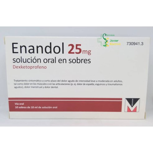 Enandol 25mg 10 sobres