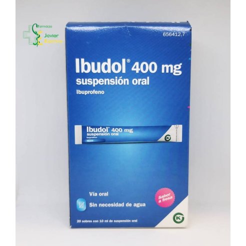 Ibudol 400mg suspensión oral 20 sobres