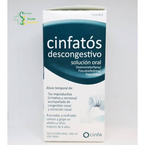 Cinfatós Descongestivo jarabe 200ml