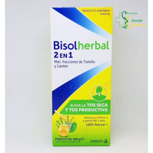 Bisolherbal 2 en 1 jarabe 180 g