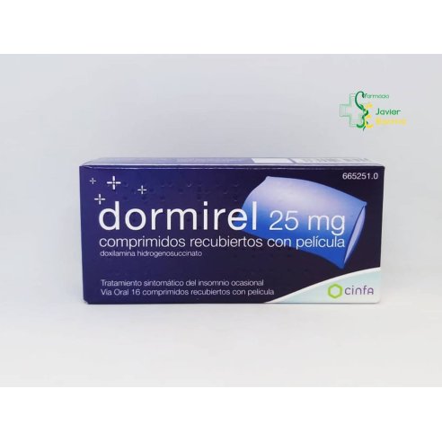 Dormirel 25mg 16 comprimidos