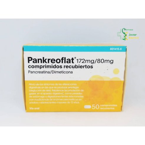 Pankreoflat 50 comprimidos