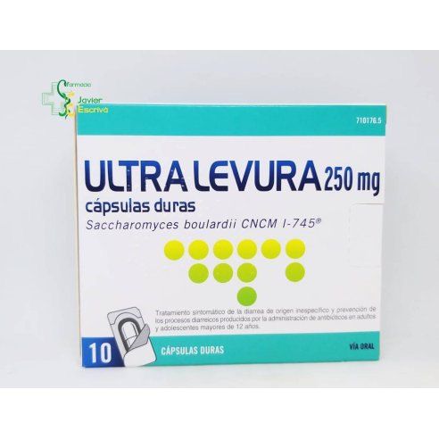 Ultra-Levura 250mg 10 cápsulas