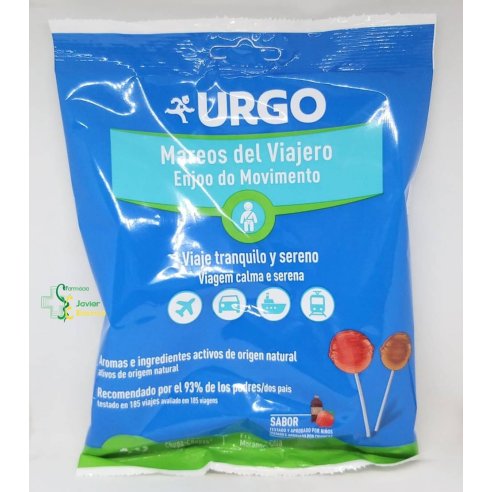 Mareos del Viajero 10 Piruletas Urgo