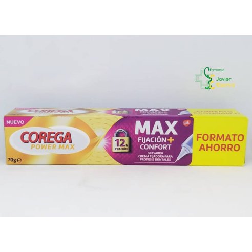 Corega Power Max (Fijación + Confort) 70g Gsk