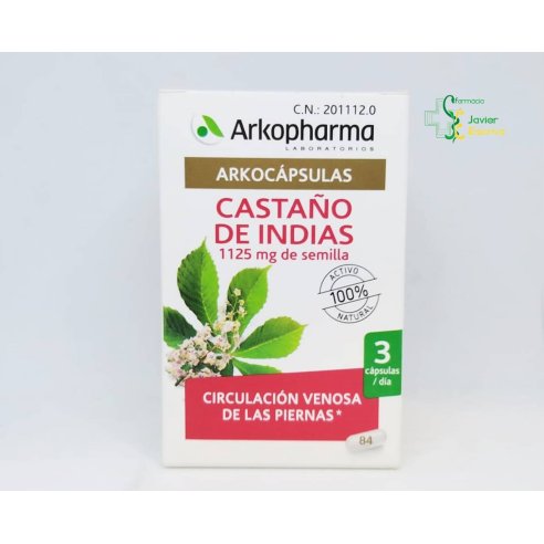 Castaño de Indias 84 cápsulas Arkopharma