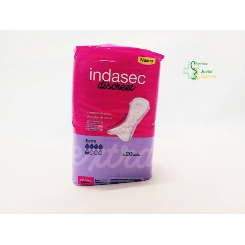 Indasec Discreet Extra 20 Compresas Indas