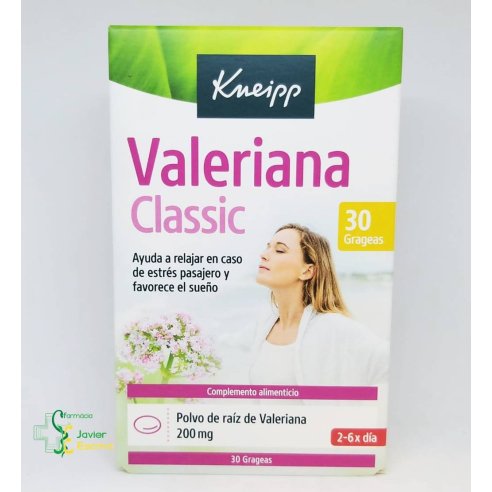 Valeriana Classic Kneipp 30 grageas