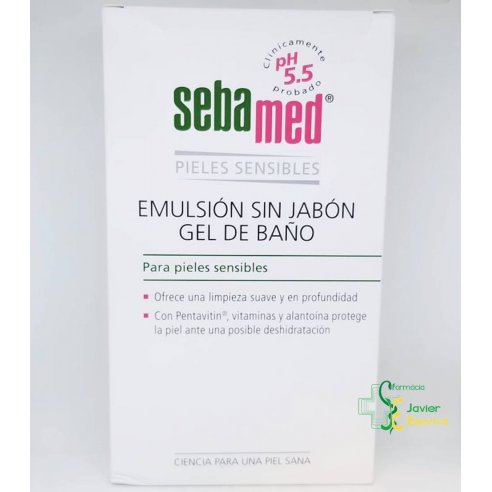 Emulsión sin Jabón Gel de Baño Sebamed 500ml