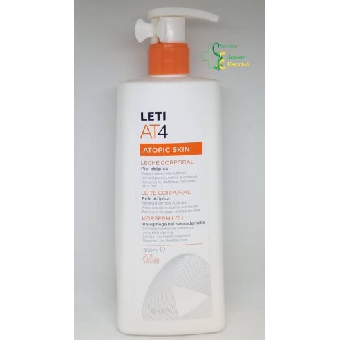 Leche Corporal LetiAT4 Piel Atópica 500ml