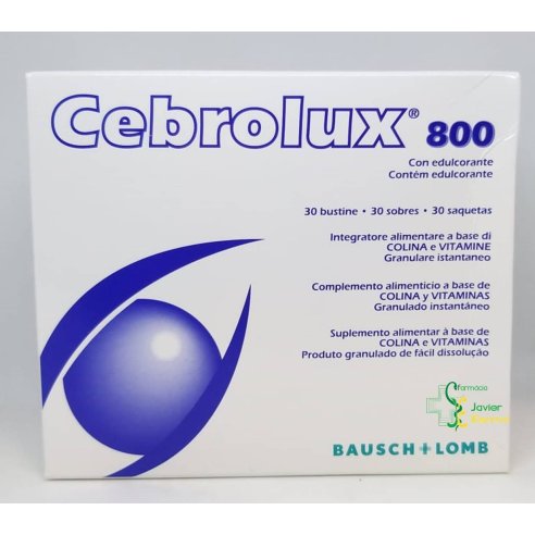 Cebrolux 800 Bausch & Lomb 30 sobres