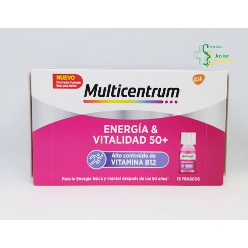 Multicentrum Energía y Vitalidad 50+ 15 Frascos