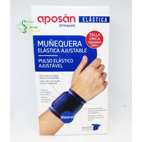 Muñequera Elástica Ajustable Talla Única Aposán