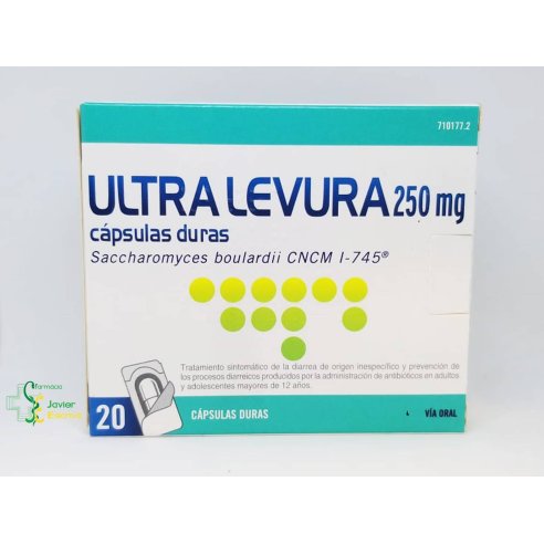 Ultra Levura 250mg 20 cápsulas